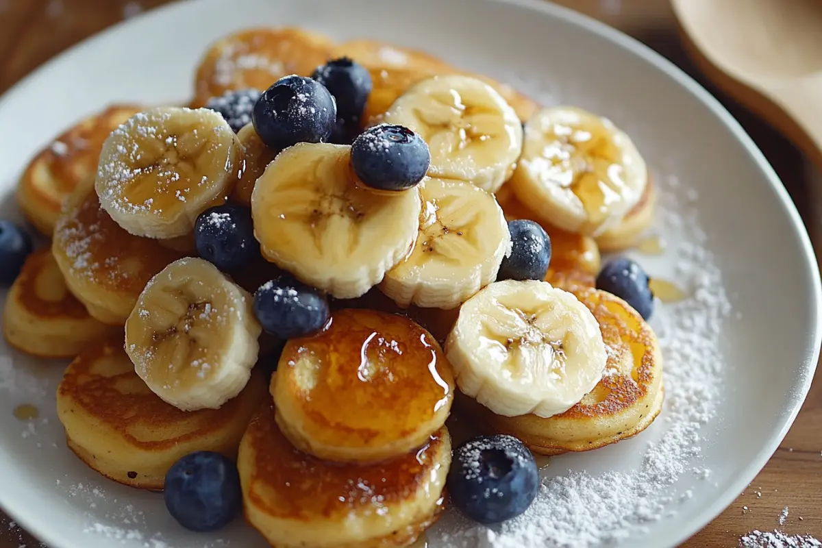 Naturally Sweet Mini Banana Pancakes: Perfect for Brunch & Quick Snacks